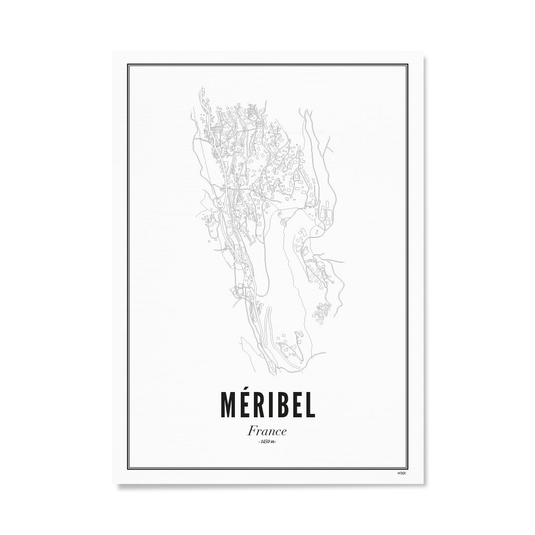 Poster of Méribel | WIJCK.